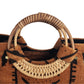 Nasika Mudcloth Tote Handbag _ Brown