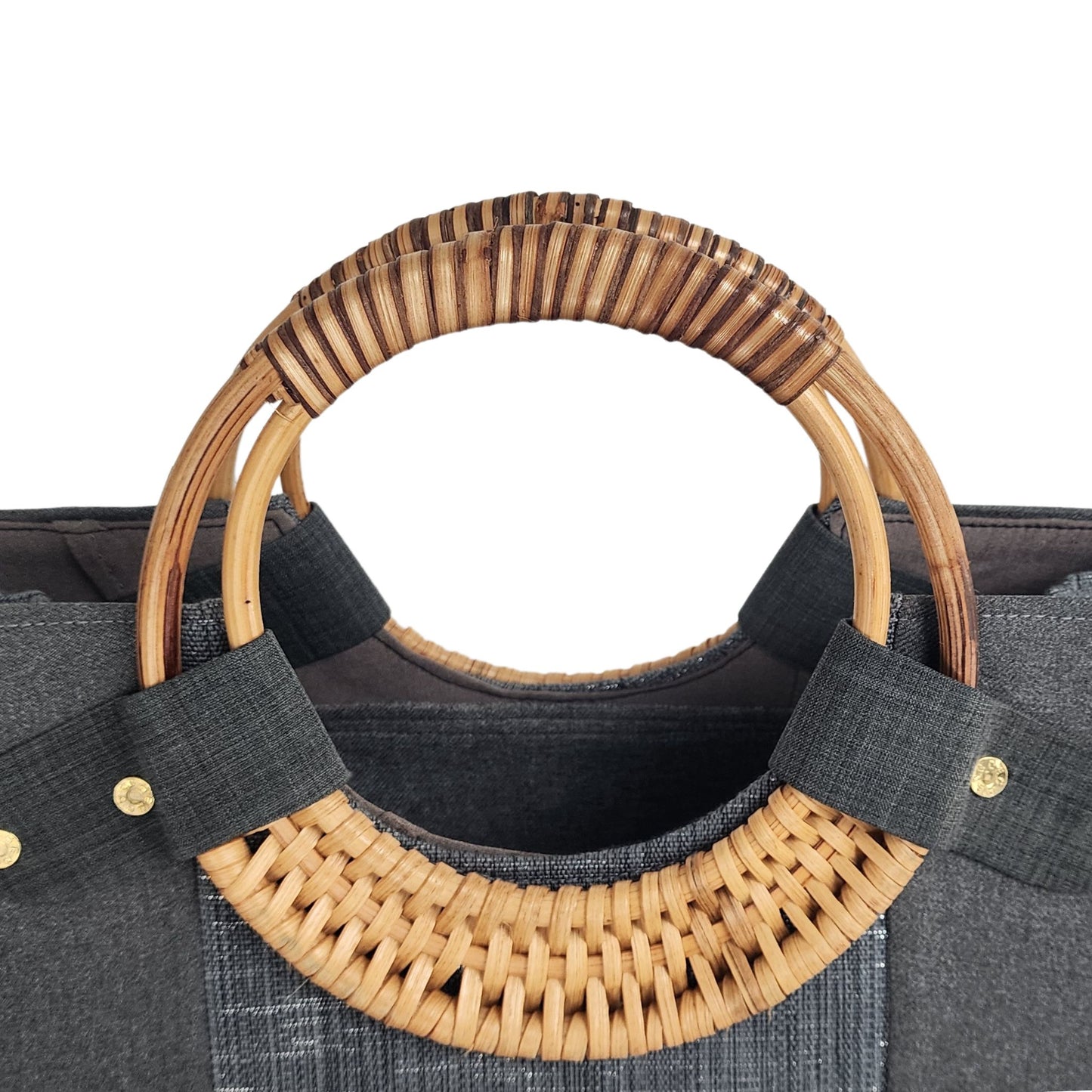 Nasika Fugu Tote Handbag _ Gray
