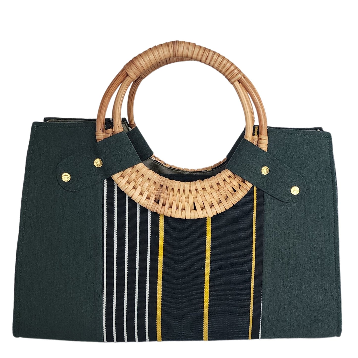 Nasika Fugu Tote Handbag _ Green