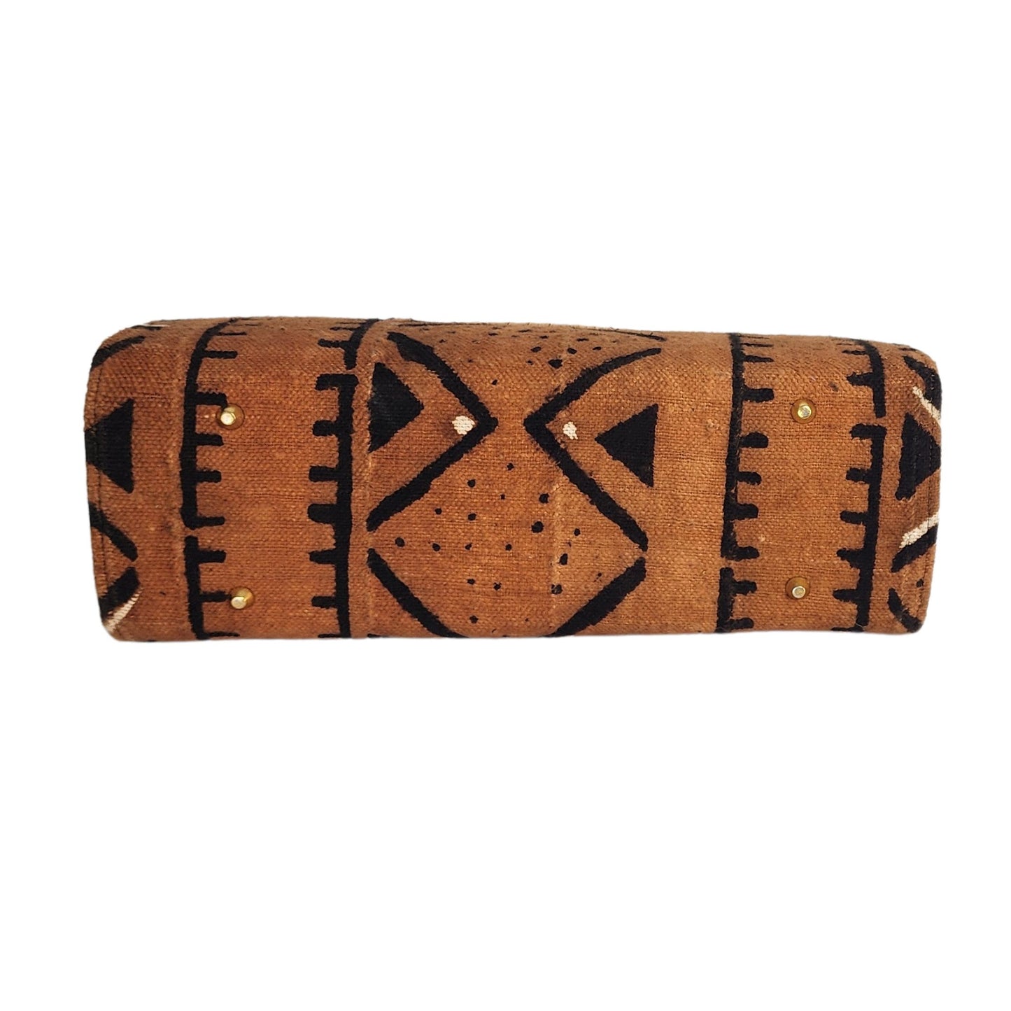 Nasika Mudcloth Tote Handbag _ Brown